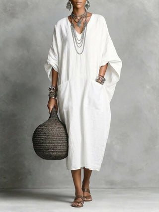 KAIA | RELAXED KAFTAN MAXI DRESS FOR WOMEN