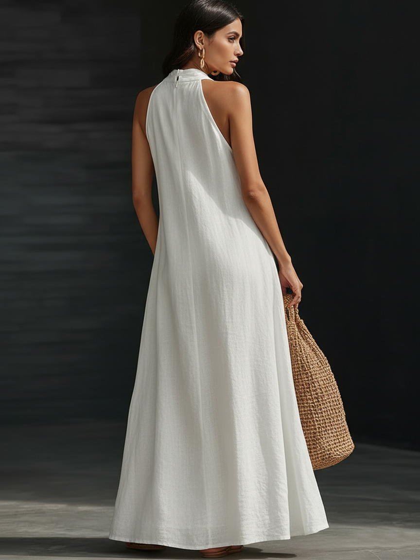 AVELINE | HALTER MAXI DRESS FOR WOMEN
