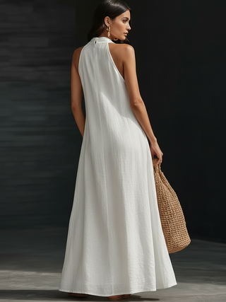 AVELINE | HALTER MAXI DRESS FOR WOMEN