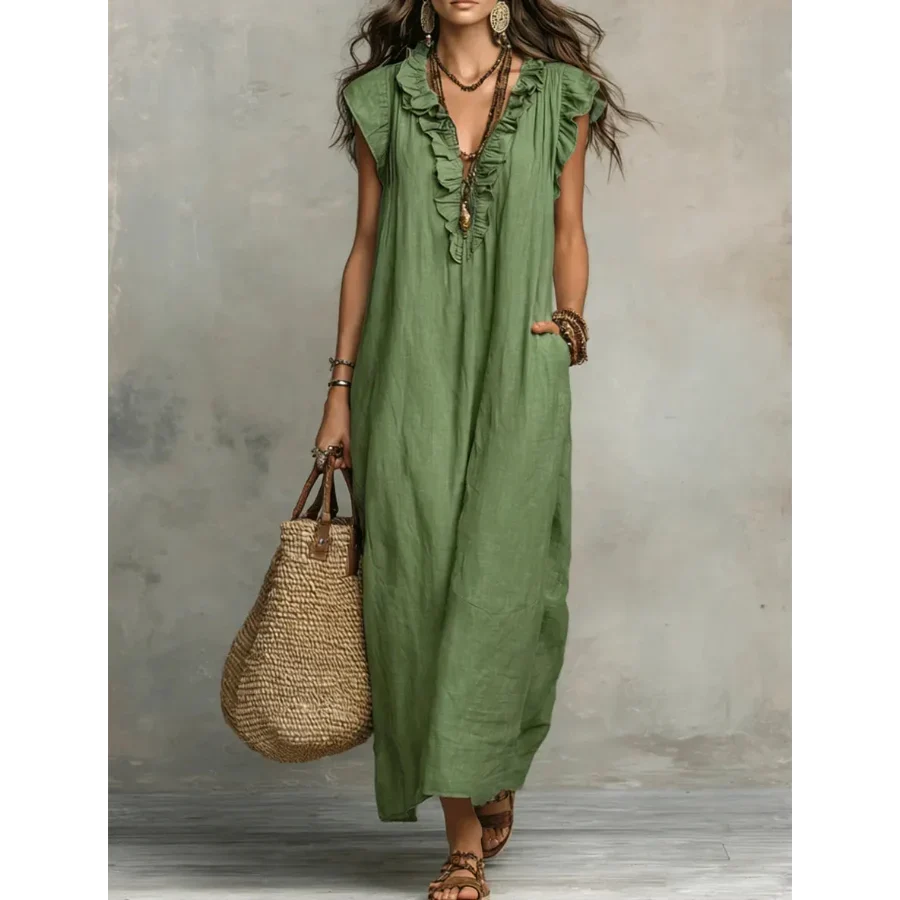 ZOEY | LONG BOHEMIAN DRESS FOR WOMEN