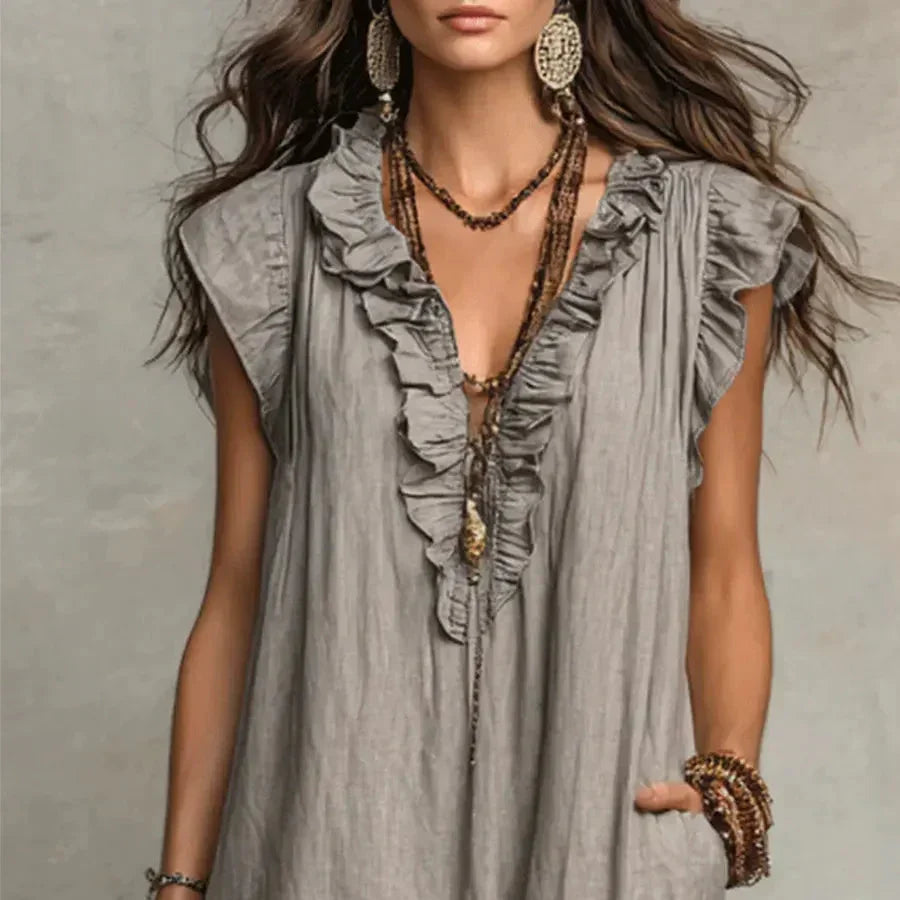 ZOEY | LONG BOHEMIAN DRESS FOR WOMEN