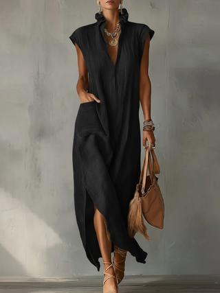 ELARA | RUFFLE SPRING MAXI DRESS FOR WOMEN
