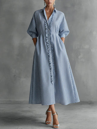 ELIN | STRIPE MAXI DRESS FOR WOMEN