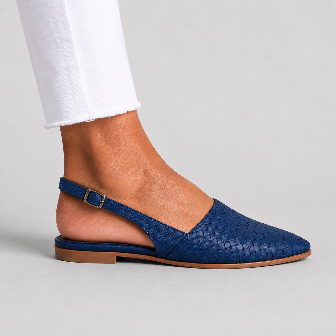 SIMONE | WOVEN SLINGBACK LOAFERS FOR WOMEN