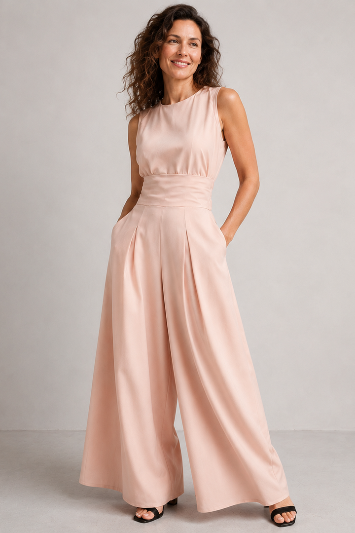 QUIRINE | WIDE-LEG TWO-PIECE JUMPSUIT FOR WOMEN