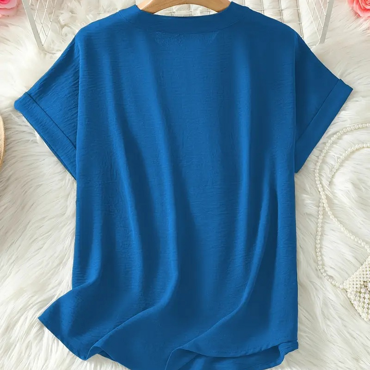 SIDONIE | AIRY V-NECK BLOUSE FOR WOMEN