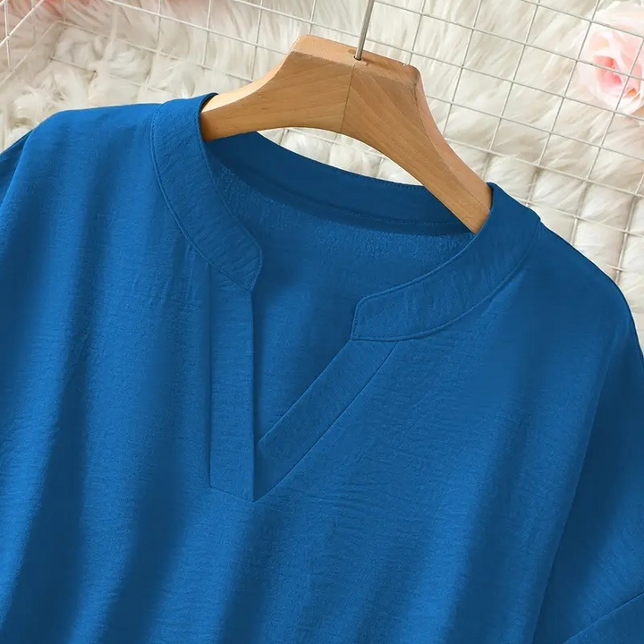 SIDONIE | AIRY V-NECK BLOUSE FOR WOMEN
