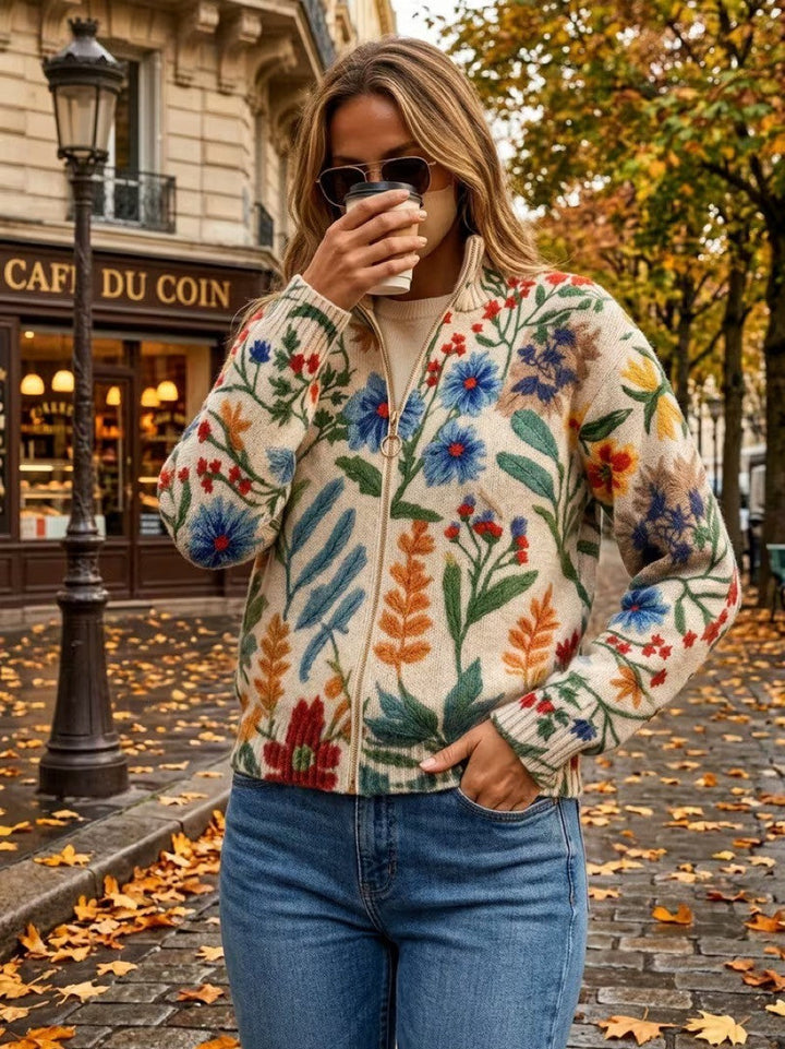 ISADORA | BOTANICAL GARDEN FLORAL CARDIGAN FOR WOMEN