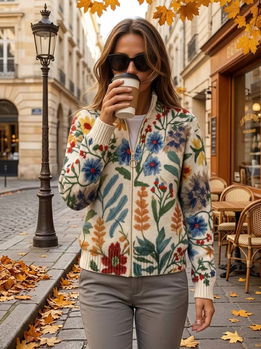 ISADORA | BOTANICAL GARDEN FLORAL CARDIGAN FOR WOMEN