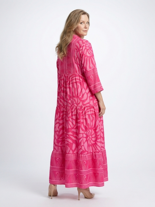 MARIELLE | BUTTON FRONT MIDI DRESS FOR WOMEN