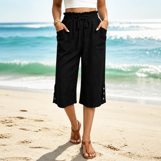 WEARBELLA | WIDE-LEG WAIST THAT PANTS FOR WOMEN