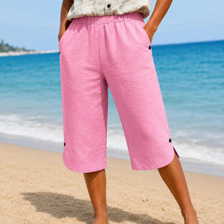 BRISANA | CAPRI SOFT ELASTIC PANTS FOR WOMEN