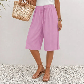 CALAYA | WIDE LEG DRAWSTRING PANTS FOR WOMEN
