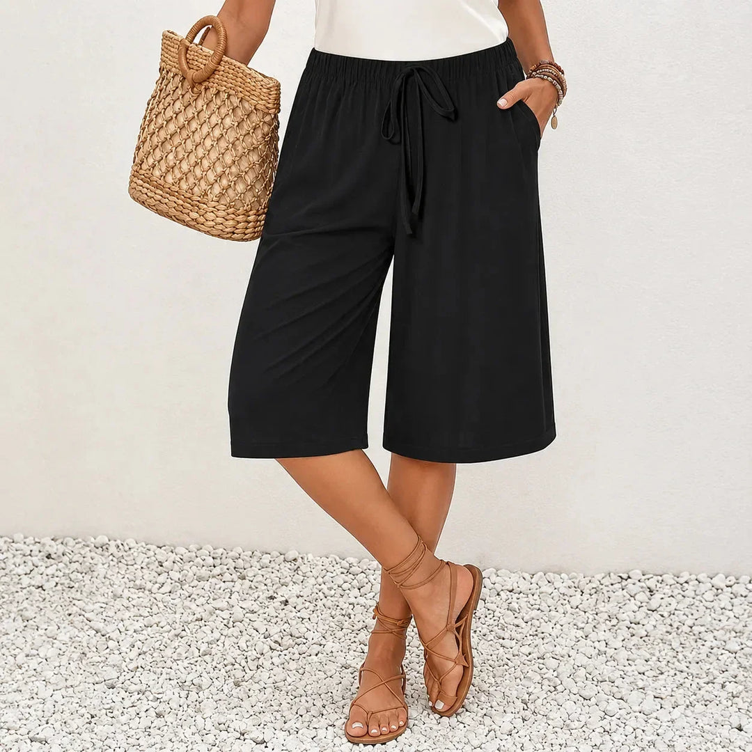 CALAYA | WIDE LEG DRAWSTRING PANTS FOR WOMEN
