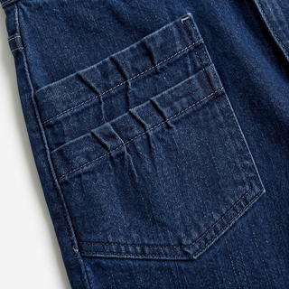 VELLORA | PATCH-POCKET WIDE-LEG JEANS FOR WOMEN