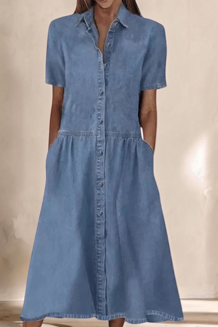 OCTAVIA | DENIM DRESS FOR WOMEN